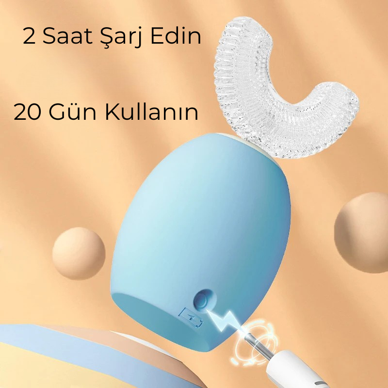 360 U-Şekil Elektrikli Dino Diş Fırçası